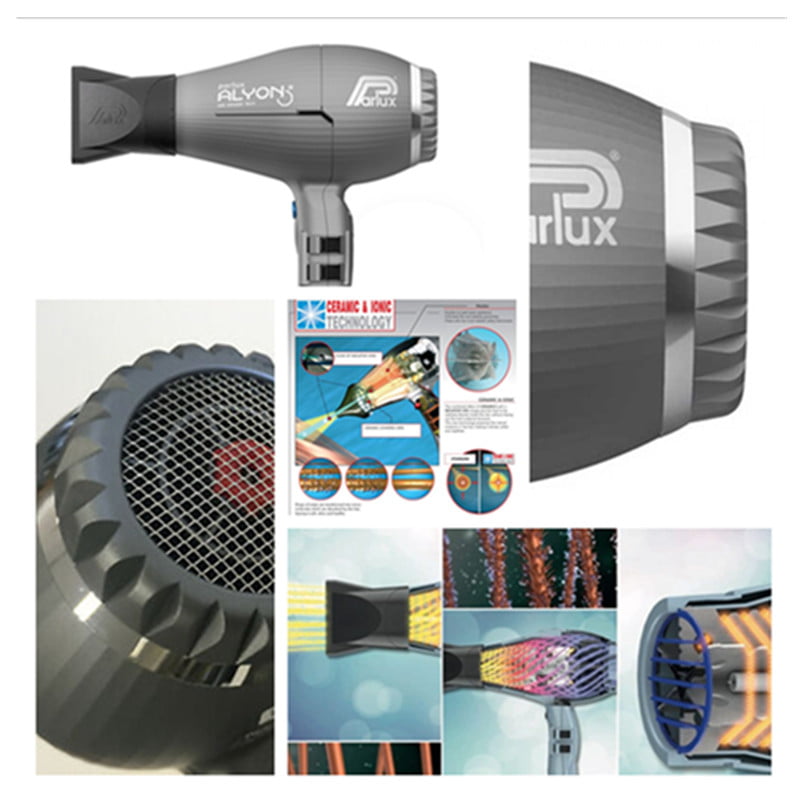 Parlux Alyon Hairdryer - Matt Graphite